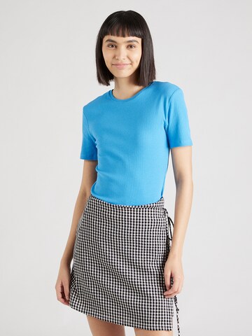 PIECES Shirt 'RUKA' in Blauw: voorkant