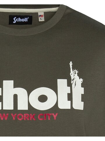 T-Shirt Schott NYC en vert