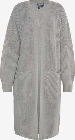 DreiMaster Vintage Knit cardigan in Grey: front