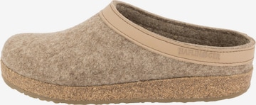 HAFLINGER Clogs 'Torben Grizzly' in Brown: front