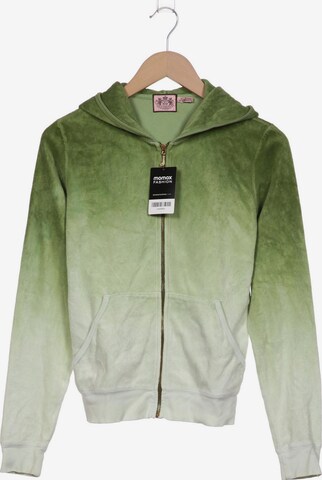 Juicy Couture Sweatshirt & Zip-Up Hoodie in L in Green: front