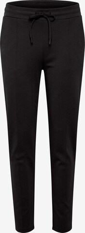 CULTURE Regular Pantalon 'Eloise' in Zwart: voorkant