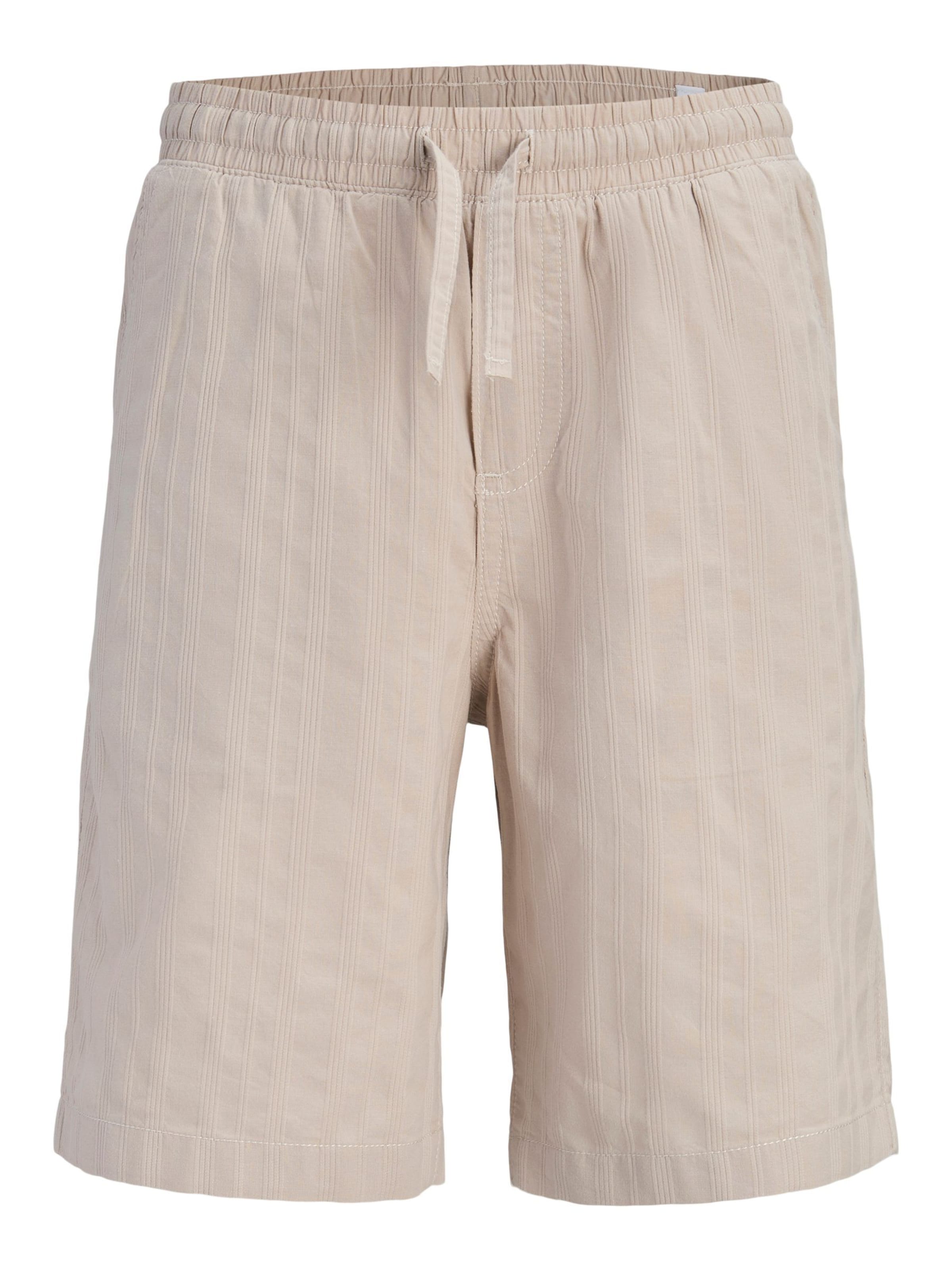 Jack & Jones Junior - Pantalón en beige: frente