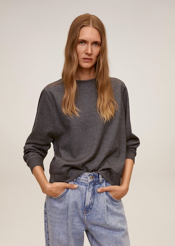 Sweat-shirt MANGO en gris : devant