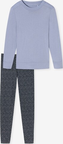 Pyjama ' Contemporary Nightwear ' SCHIESSER en bleu : devant