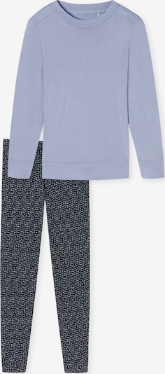 SCHIESSER Pyjama ' Contemporary Nightwear ' in de kleur Navy / Lichtblauw / Sering, Productweergave