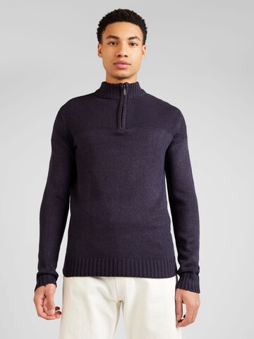 BRAVE SOUL Sweater in Blue: front