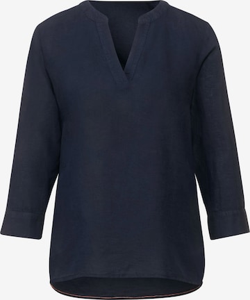 STREET ONE Blouse in Blauw: voorkant