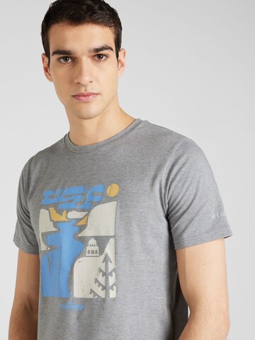 T-Shirt fonctionnel 'City Grey Heath' COLUMBIA en gris