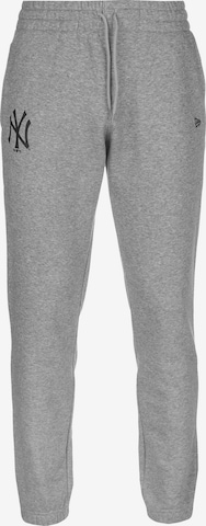 NEW ERA Tapered Pants in Grey: front