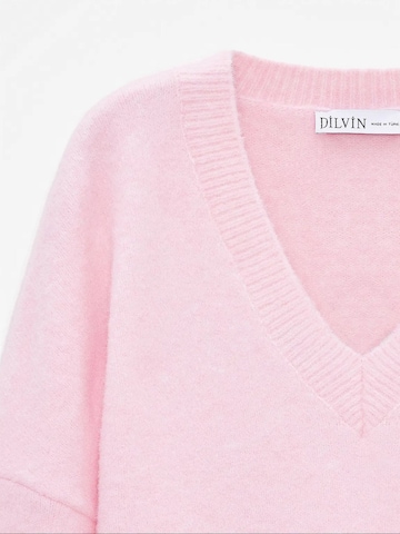 Dilvin Sweater 'Pullover' in Pink