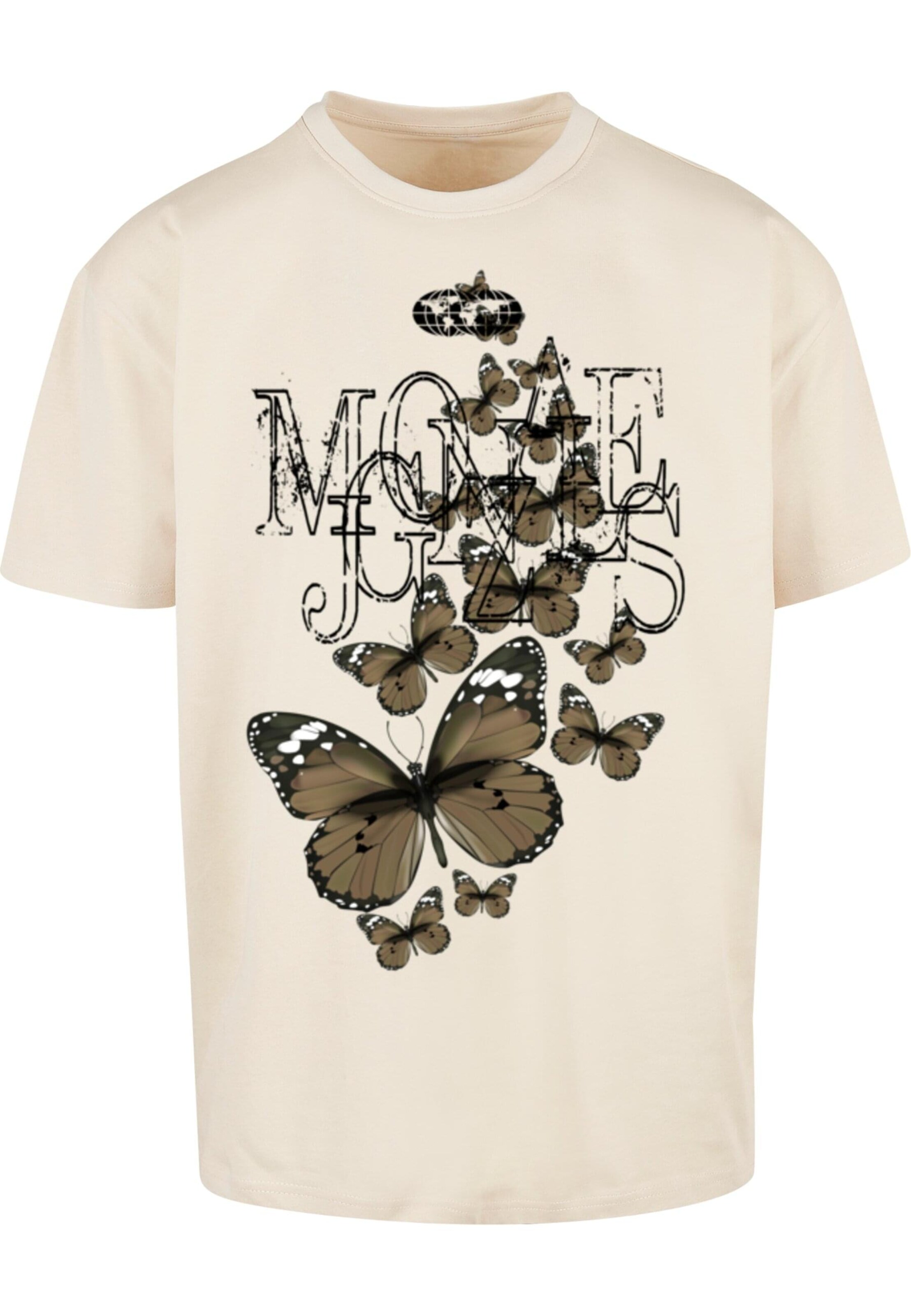 MJ Gonzales Tričko 'Metamorphose V.8' – béžová: přední strana