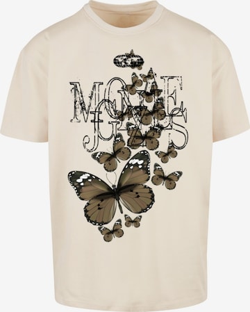 MJ Gonzales Tričko 'Metamorphose V.8' – béžová: přední strana
