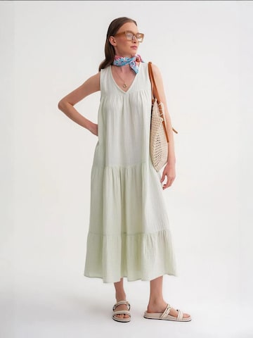 MixRay - Vestido em verde