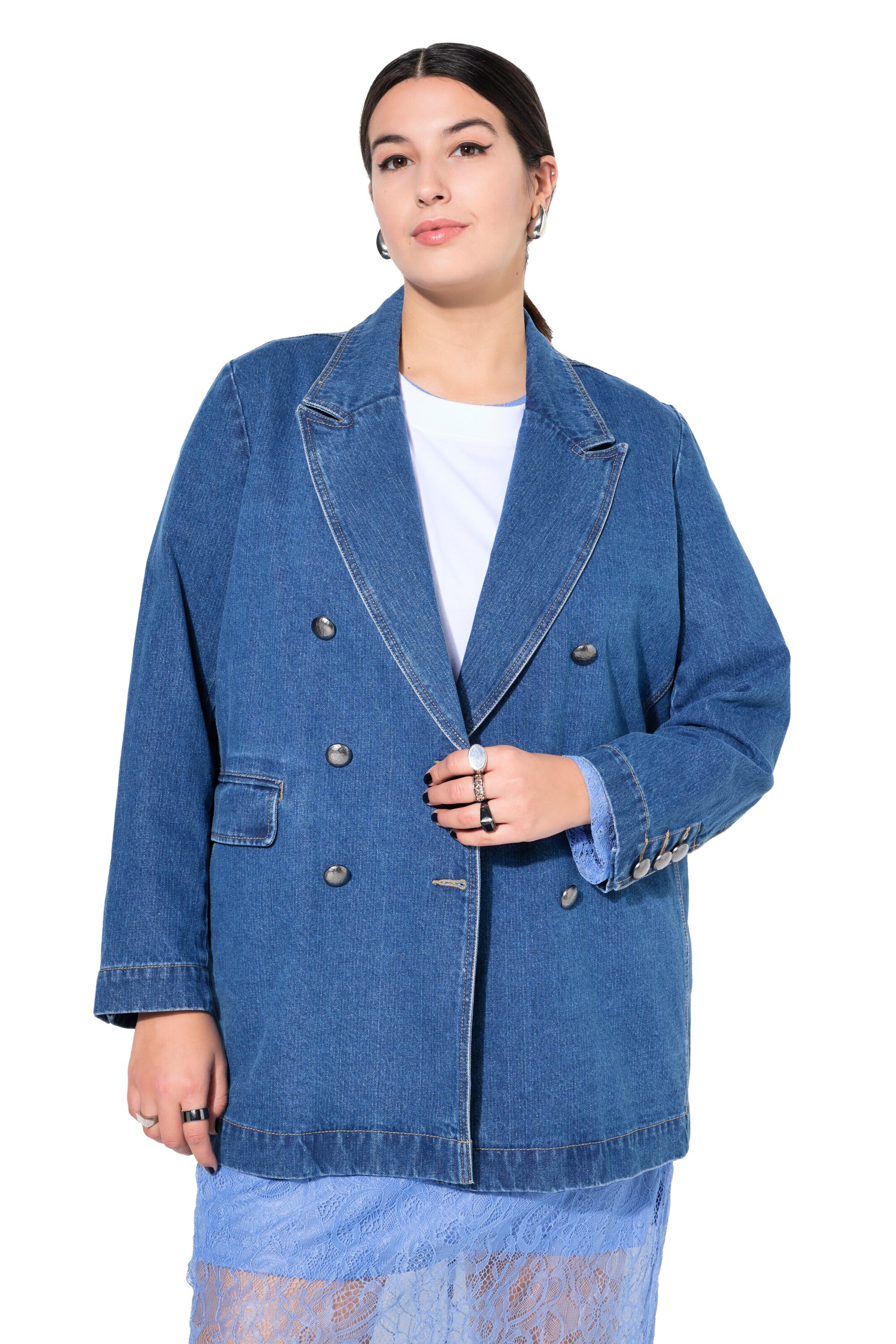 Studio Untold Blazer in Blau: Vorderseite