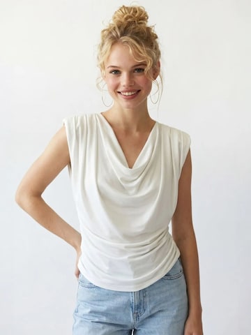 MixRay Top in White: front