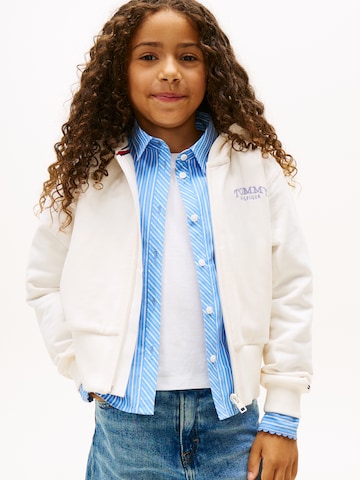 Giacca di felpa di TOMMY HILFIGER in bianco: frontale