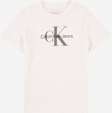 Maglietta di Calvin Klein Jeans in bianco: frontale