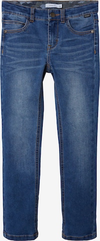 NAME IT - Slimfit Vaquero 'Silas' en azul: frente