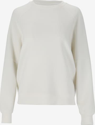 Athlecia Sportief sweatshirt 'Jacey' in Wit: voorkant