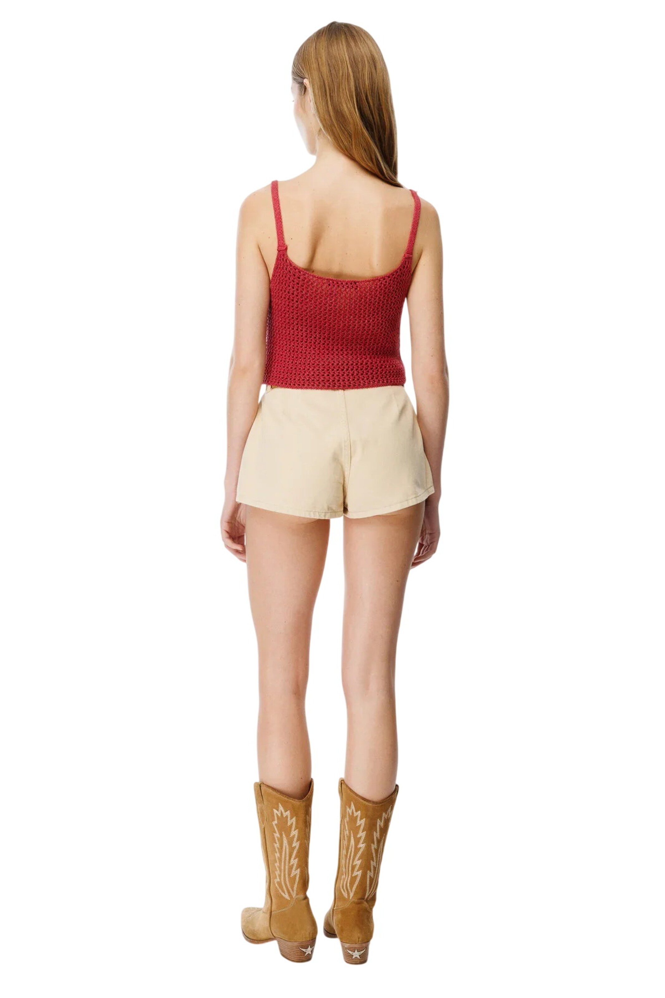 Alexa Dash Blouse in Red