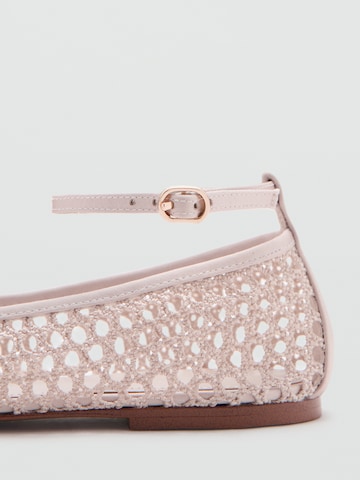 MANGO - Bailarinas con hebilla 'NUBE' en beige