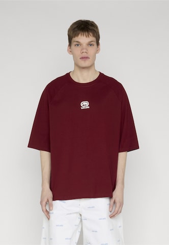 T-Shirt 'Quiet' Ecko Unlimited en rouge : devant