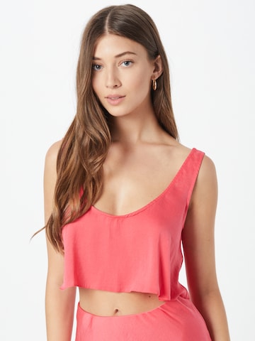 Haut Nasty Gal en rose : devant