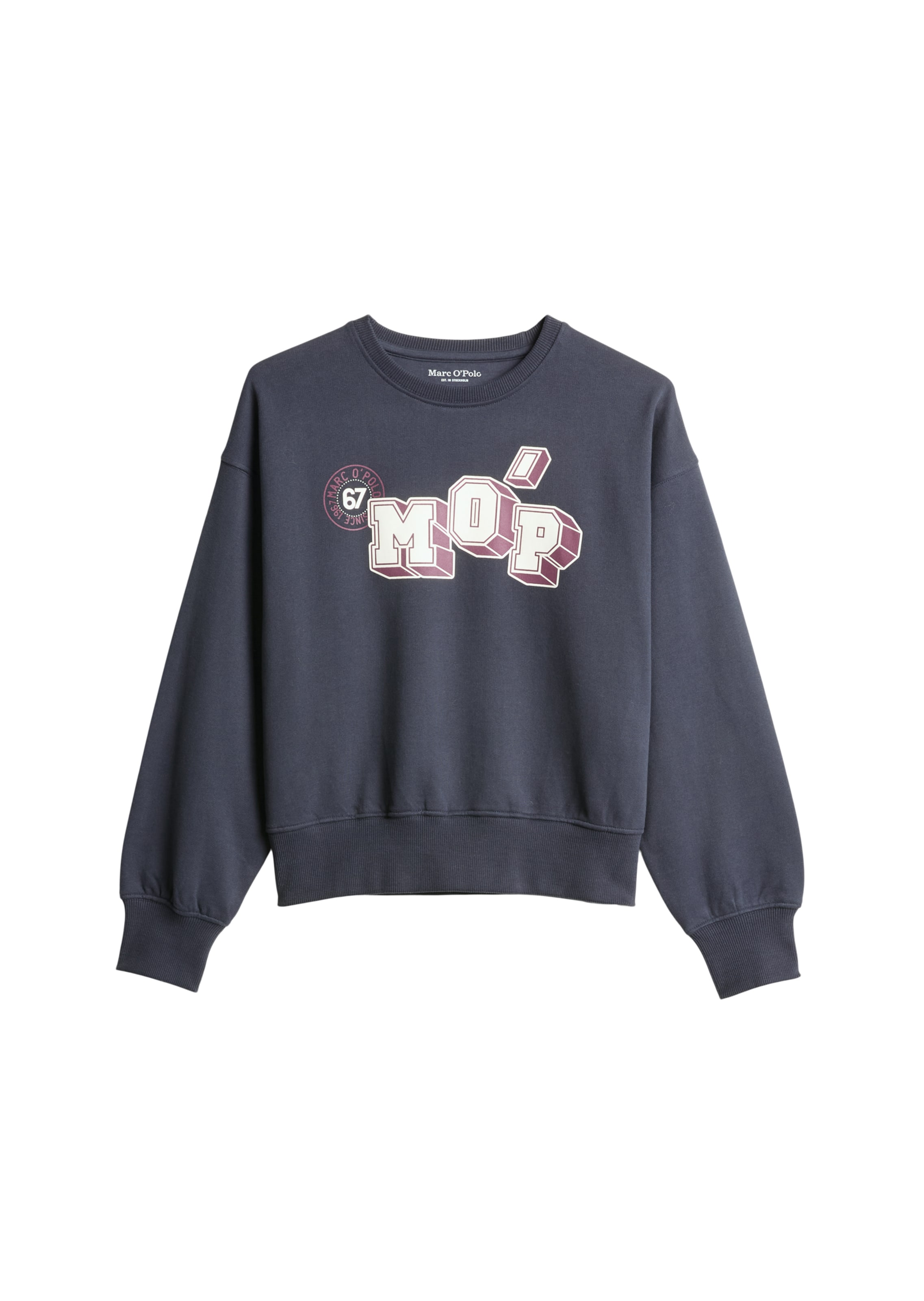 Marc O'Polo Sweatshirt in Blue: front
