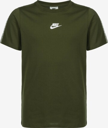 T-Shirt Nike Sportswear en vert : devant