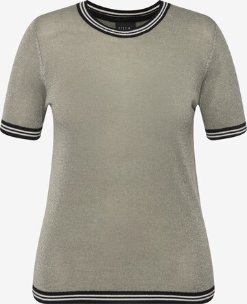 Pull-over Ulla Popken en gris : devant