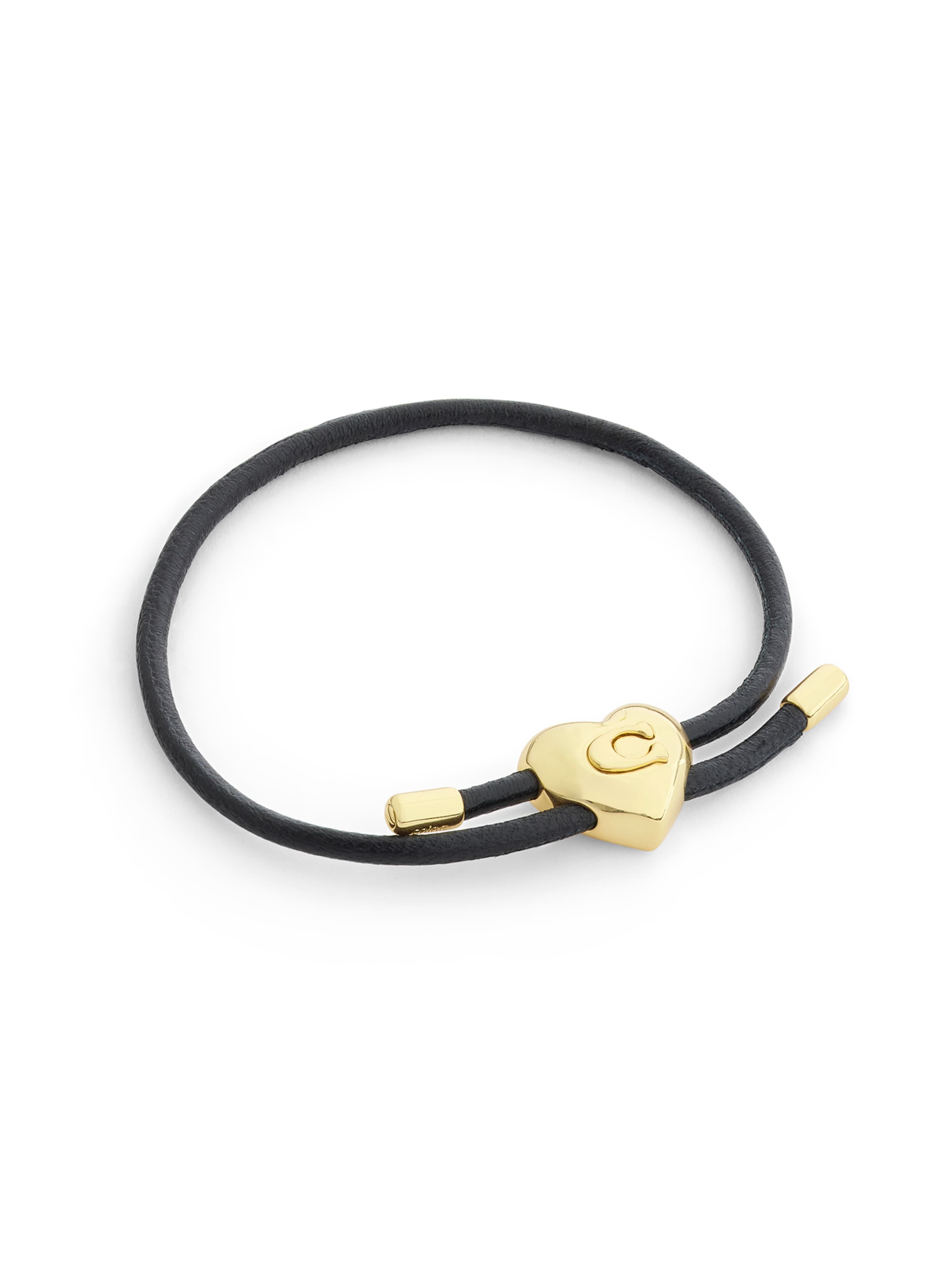 COACH Armband 'Signature Herz' i svart