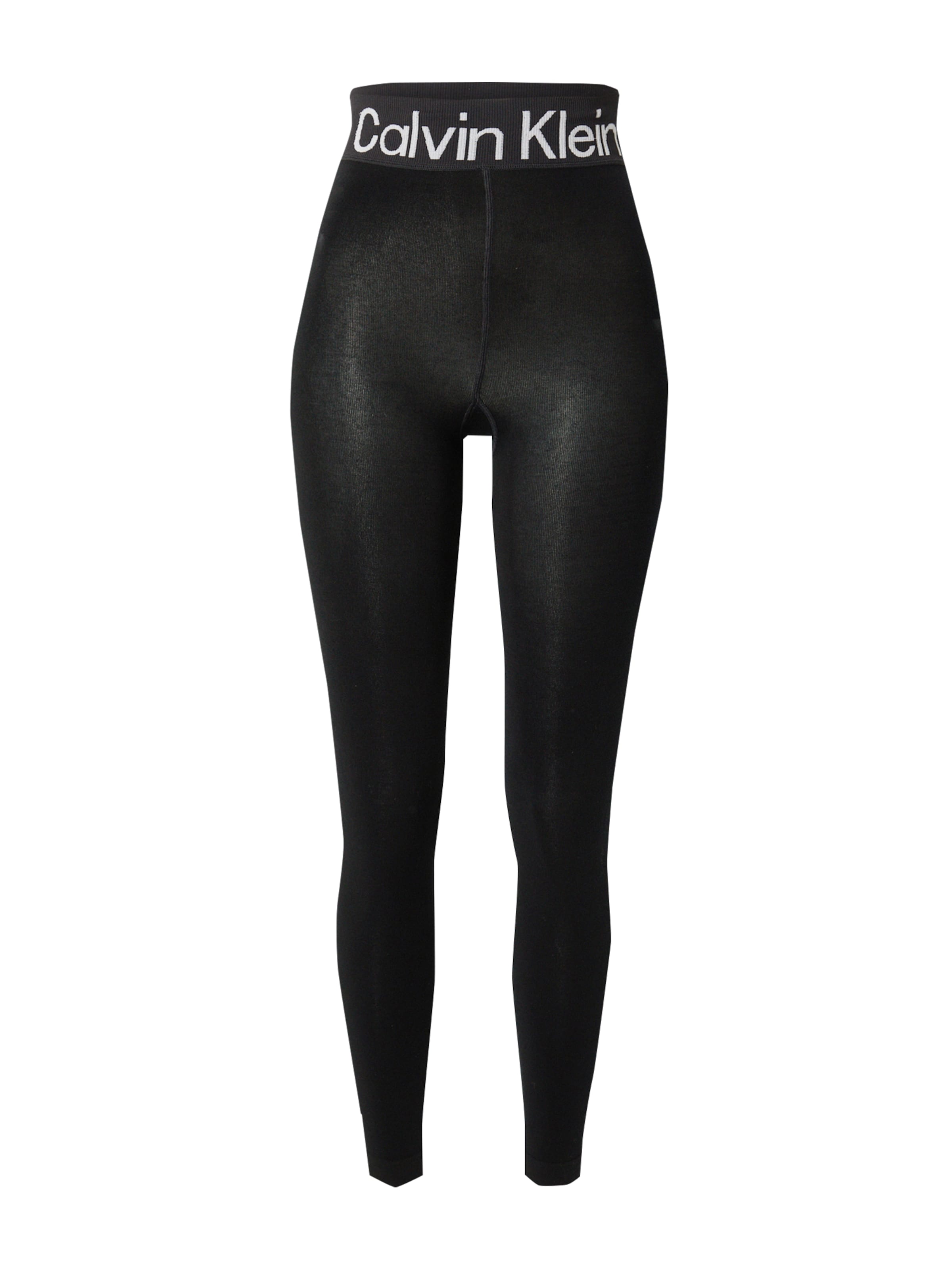 Calvin Klein Underwear Skinny Leggings in Zwart: voorkant