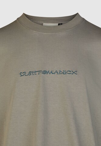 T-Shirt 'Mysto Typo' Cleptomanicx en gris