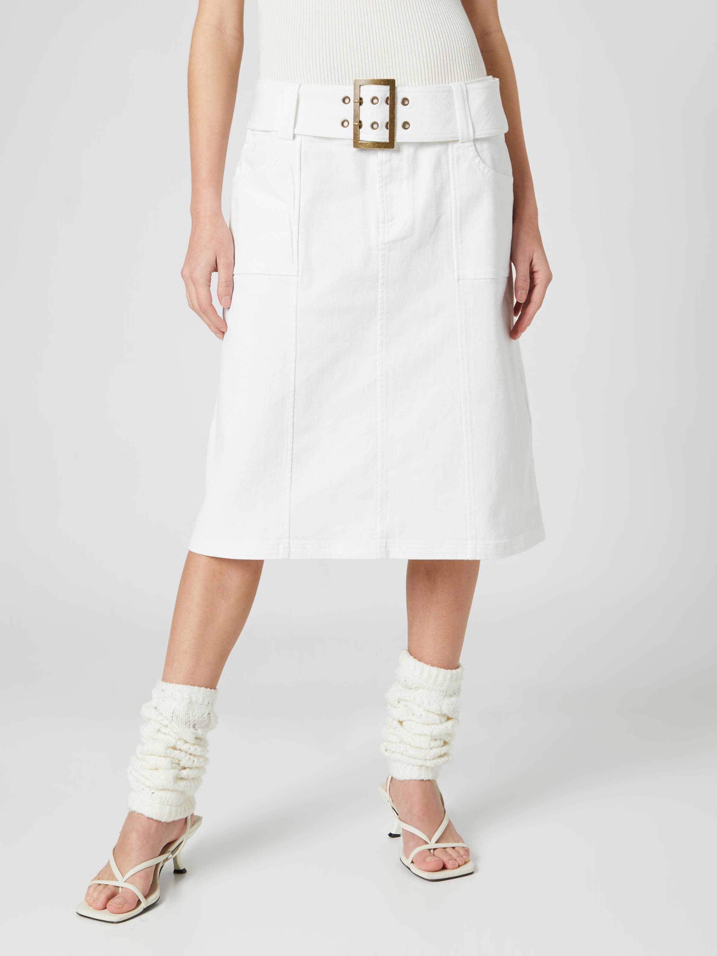Witte midi rokken online op ABOUT YOU