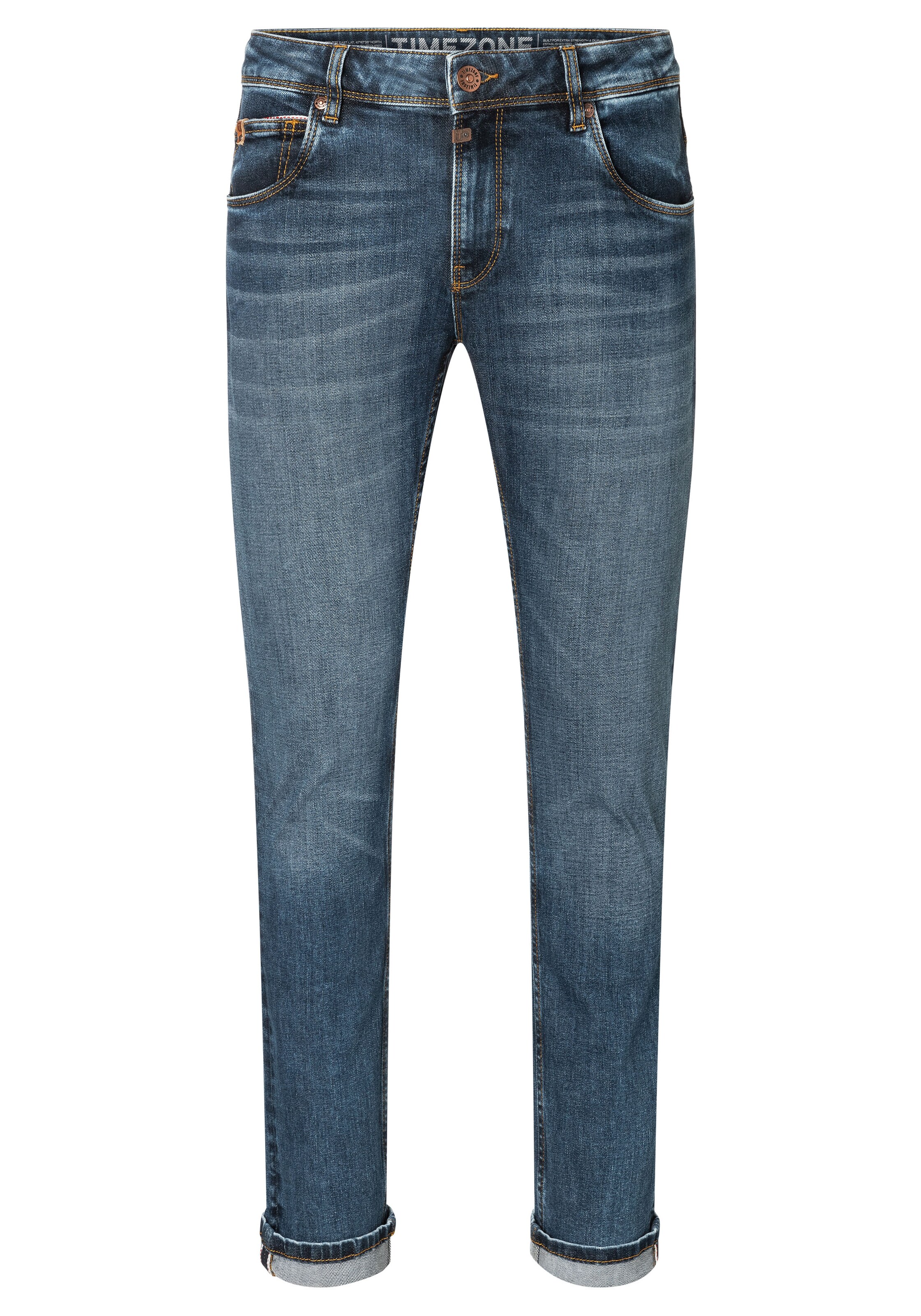 TIMEZONE Slimfit Jeans 'Scott' in Blau: Vorderseite