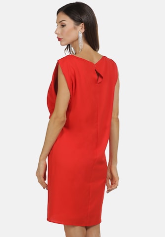 faina - Vestido de verão em vermelho