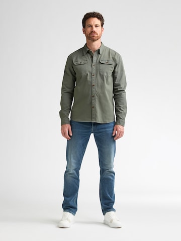 Coupe regular Chemise Petrol Industries en vert