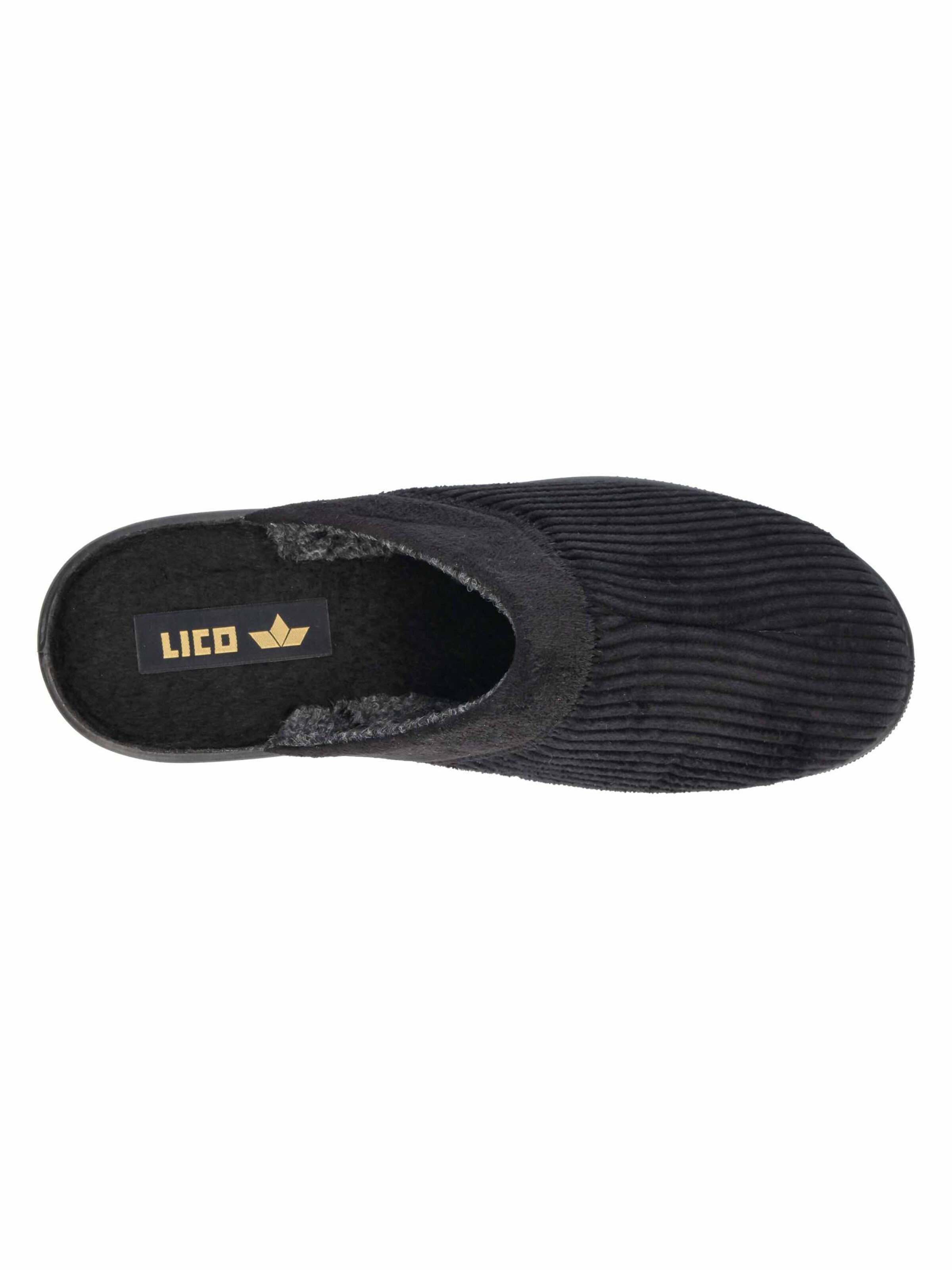 LICO Slippers in Black