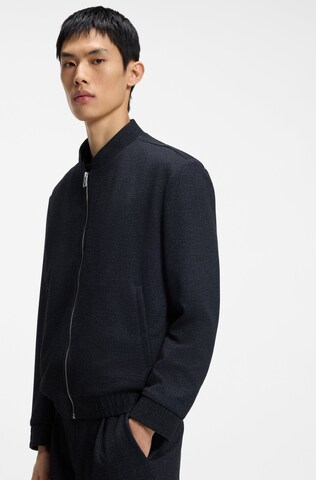 HUGO Strickjacke ' Ukashi261X-H' in Blau
