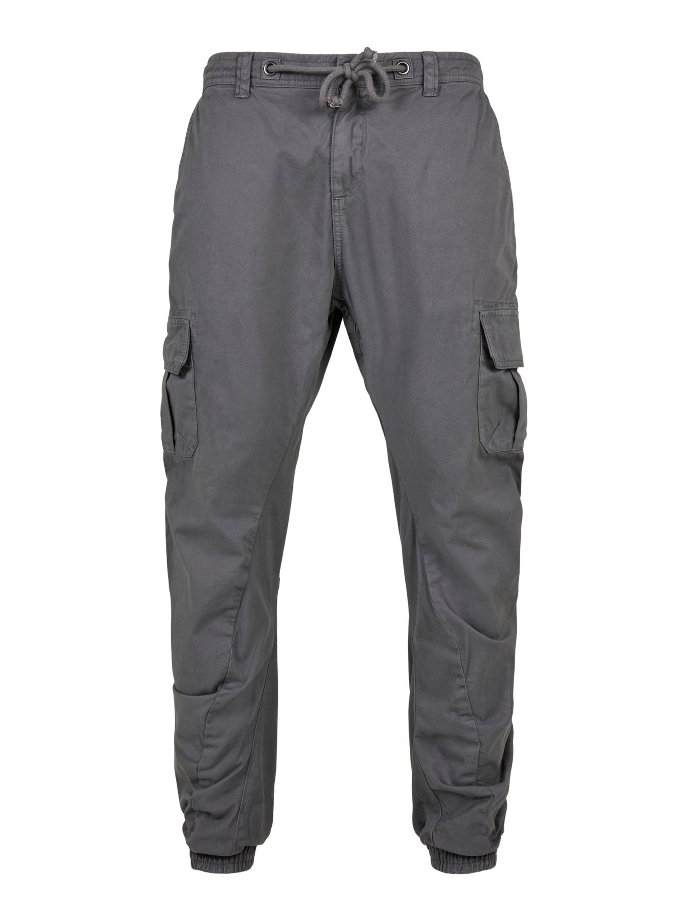 Urban Classics Tapered Cargobukser i grå: forside