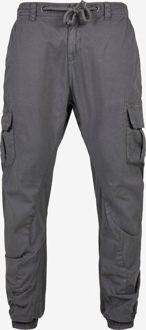 Pantalon cargo Urban Classics en gris : devant