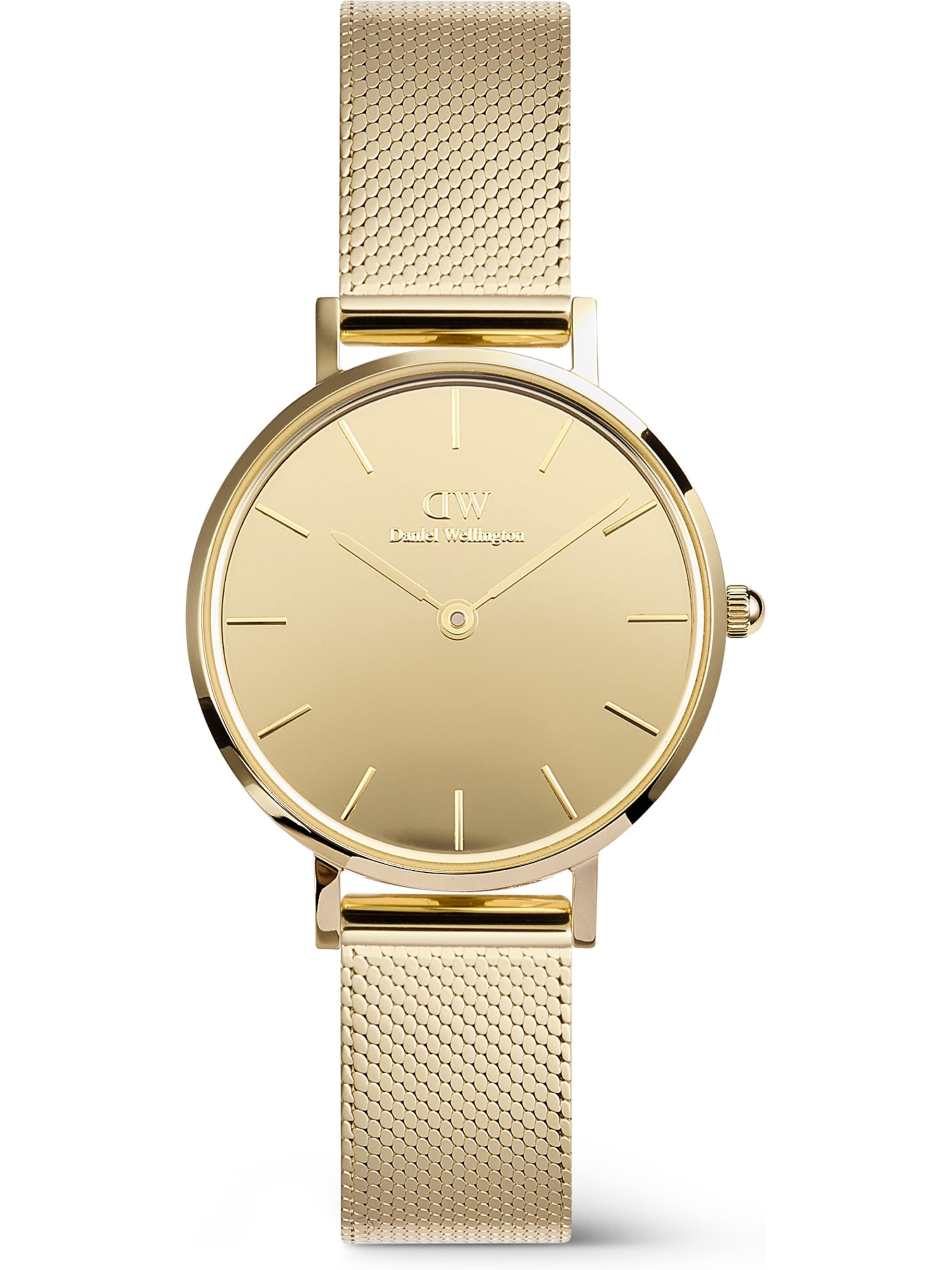 Daniel Wellington Uhr in Gold: Vorderseite