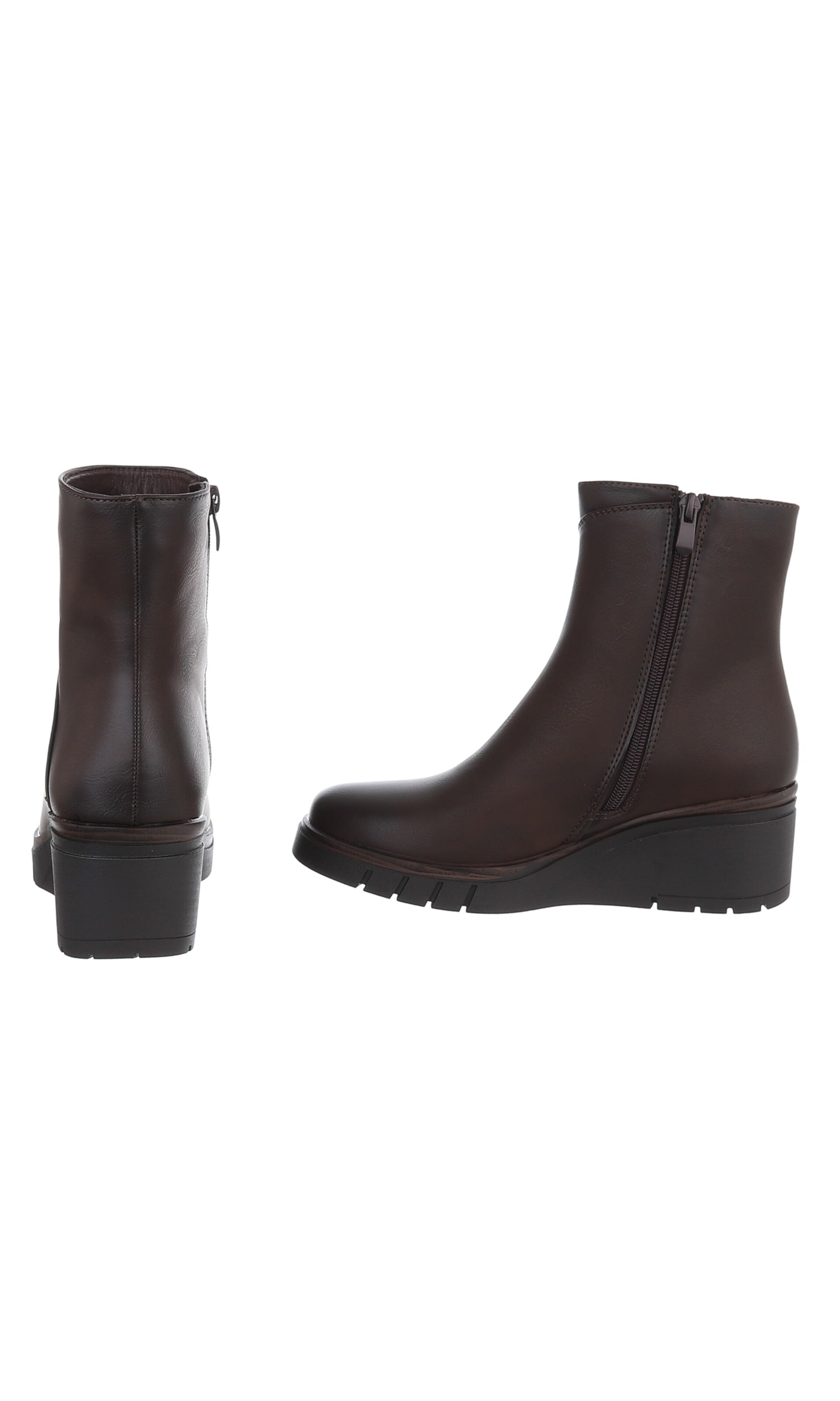 Ital-Design Stiefelette in Braun