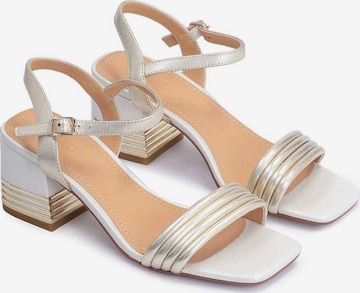 Kazar Remienkové sandále - biela