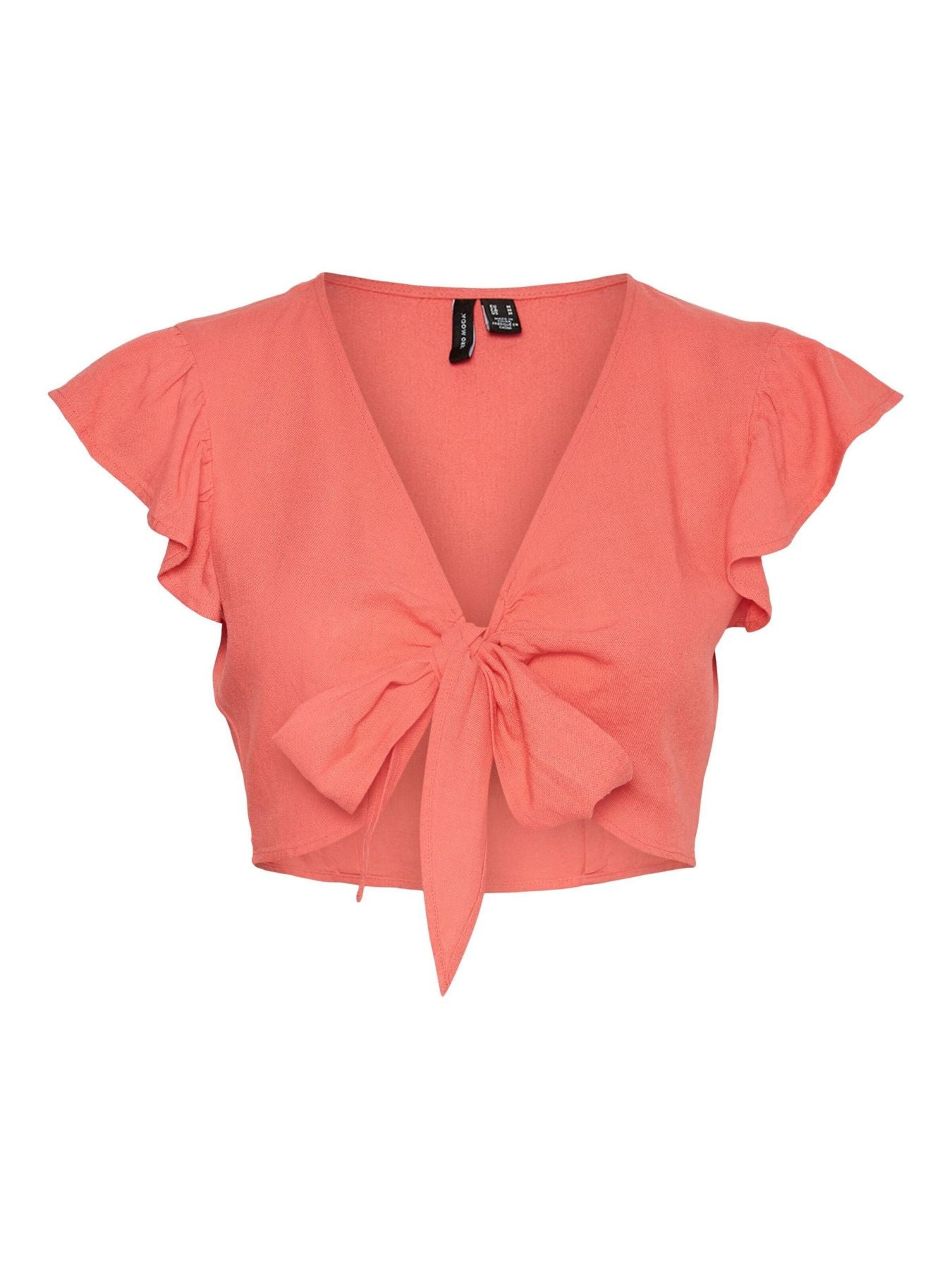 VERO MODA Shirt‌‌‌‌‌‌‌‌ in XS in koralle, Produktansicht