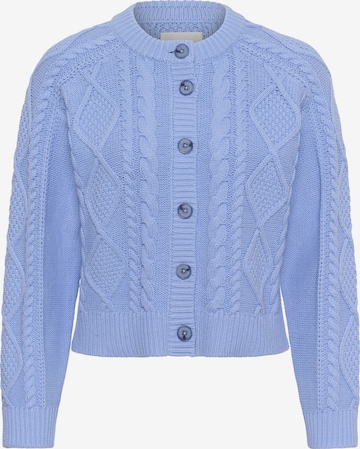 Part Two Gebreid vest 'Zayra' in Blauw: voorkant