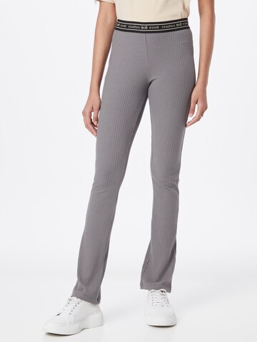 Esmé Studios Flared Leggings 'April' in Grey: front