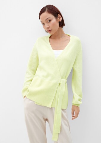 Cardigan s.Oliver en vert : devant