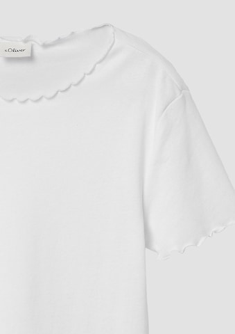 T-Shirt s.Oliver en blanc